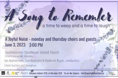 2023 A Song to Remember Poster with Auction - 1